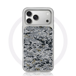 数码迷彩大孔电镀黑框磨砂磁吸碳纤纹手机壳适用苹果iphone17promax华为P70ULTRAMATE60PRO15/16PLUS