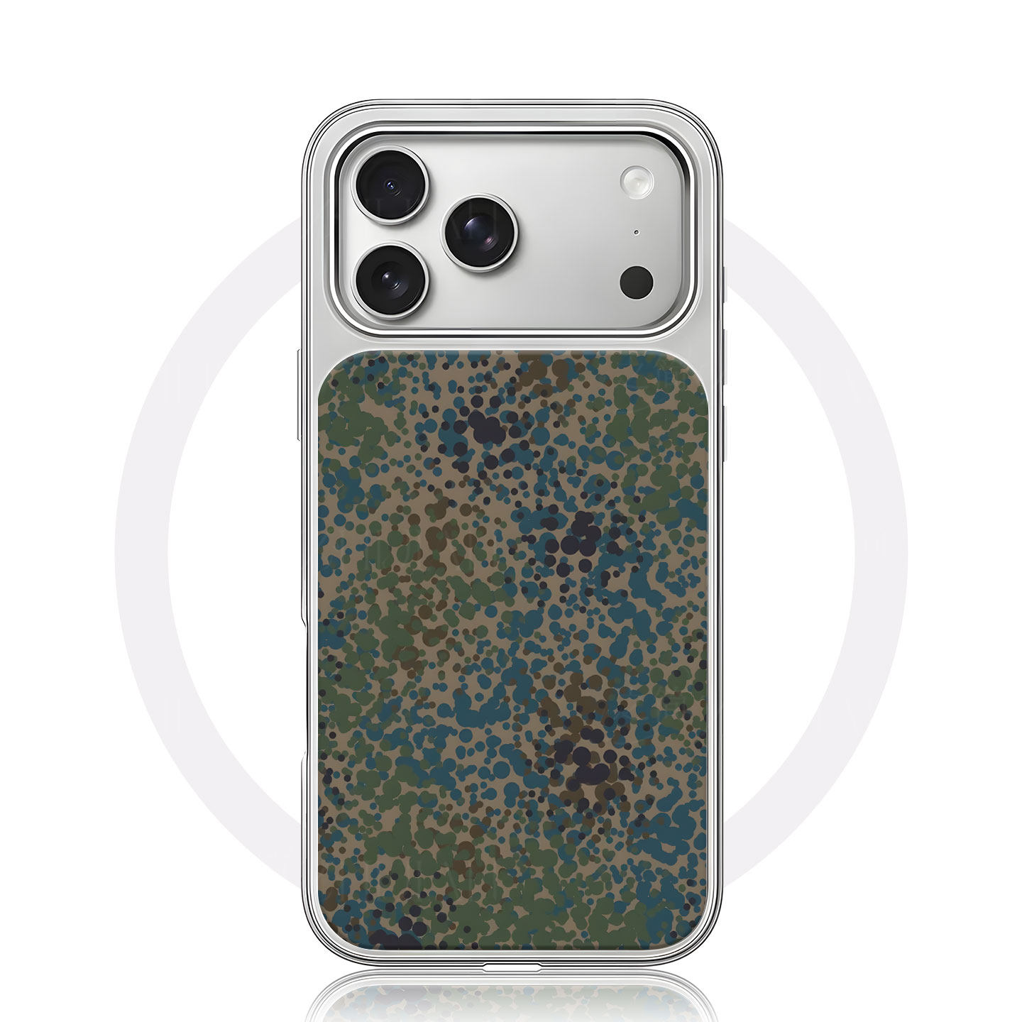 迷彩斑点大孔电镀黑框磨砂磁吸碳纤纹手机壳适用苹果iphone17promax华为MATE60PROP70PRO15/16PLUS