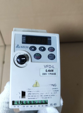 议价台大400W变频器，型号VFD004L21A，220V/0.