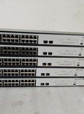 议价二手 H3C S1224F 24口千兆交换机 2光口 机架式