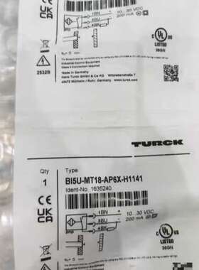 议价【全新原装】TURCK图尔克接近开关 BI5U-MT18-A