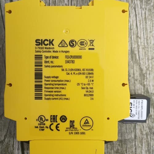 议价FX3-CPU000000 扩展模块 SICK德国西克安全继