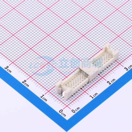 线对板针座 XY-DF1.25-38A51-TB SMD,P=1.25mm 立贴 电子元器件