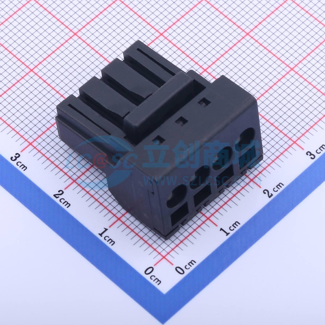 插拔式接线端子 JL9EDGK-50004B01 插件,P=5mm 1x4P 电子元器件