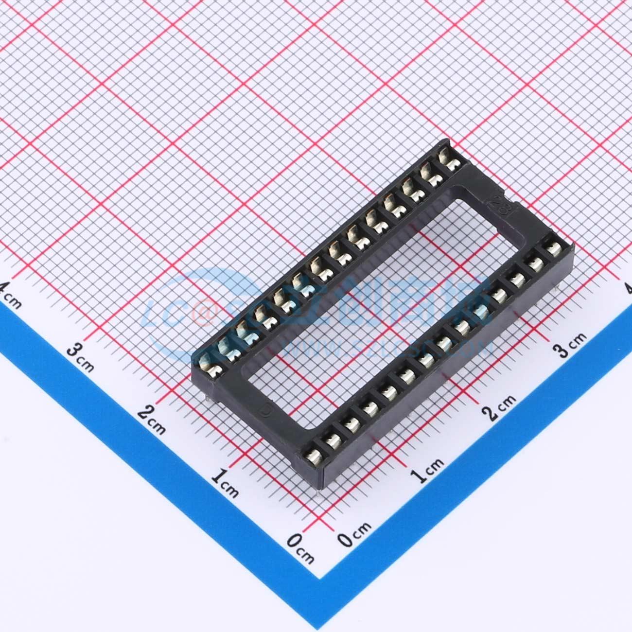 IC/晶体管插座 H2541FV-C1524-2x14P DIP-28 原装 电子元器件配单