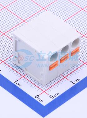 弹簧式接线端子 KF239-5.08-3P 插件P=5.08mm 1x3P 3P 原装正品