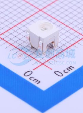 10个 发光二极管/LED 57-21/GHC-AT1U2M/BF 翠绿色 SMD,4x4mm 原