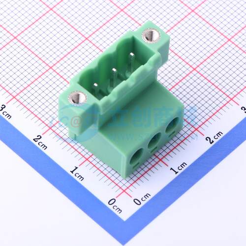 插拔式接线端子 KF2EDGRKP-5.0-3P P=5mm 插头 1x3P 电子元器件