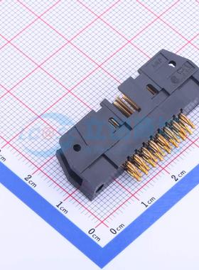 线对板针座 1658694-8 插件,P=2.54mm 原装正品 电子元器件配单