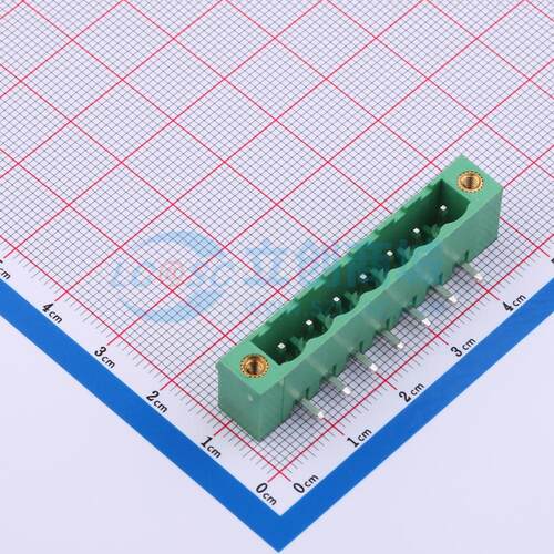 插拔式接线端子 MX2EDGRM-5.08-07P-GN01-Cu-A 插件,P=5.08mm 1x7