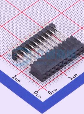 排母 2263DN1-210SS5DYNT5 插件,P=2mm 2x10P 方孔 电子元器件