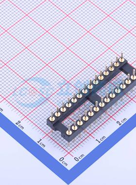 IC/晶体管插座 X5621WV-2x14-C762D1220 DIP-28 2.54mm 原装正品