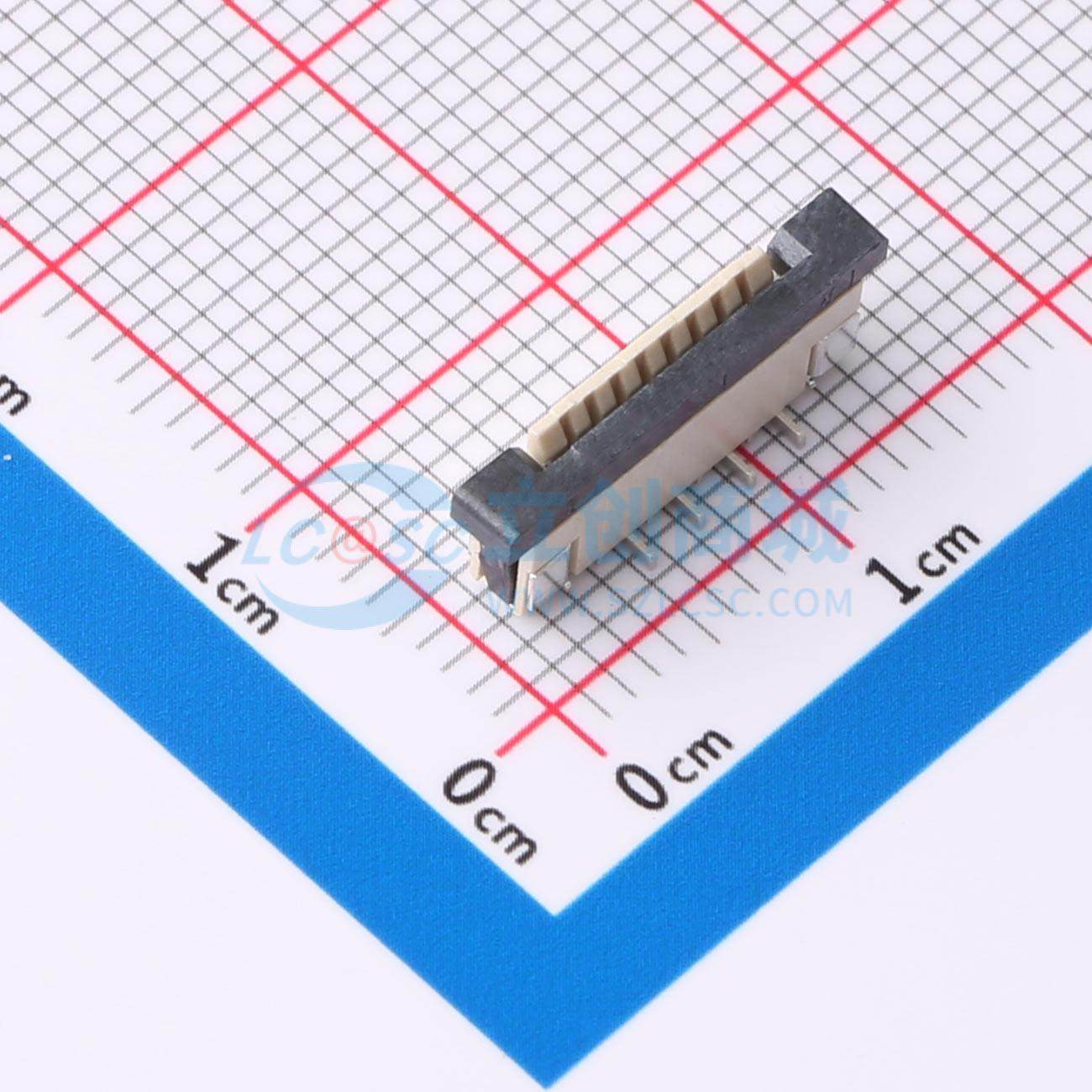 FFC/FPC连接器 LL10554-08 SMD,P=1mm 8P 原装 电子元器件配单