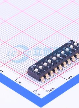 拨码开关 DSIC10LSGET SMD-20P,6x22.9mm 原装 电子元器件配单
