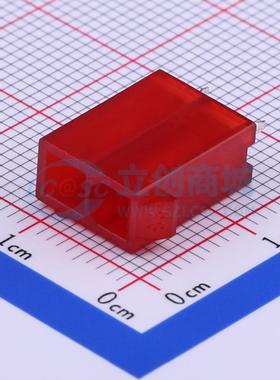 线对板针座 4.2-2*1空心针红色 插件,P=4.2mm 1x2P 直插 原装正品