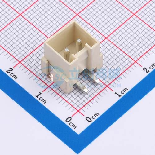 线对板针座 WAFER-VH396L-2A SMD,P=3.96mm 1x2P 立贴 电子元器件