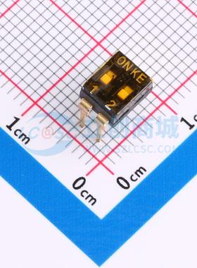 拨码开关 DSIC02THGET SMD 原装正品 电子元器件配单