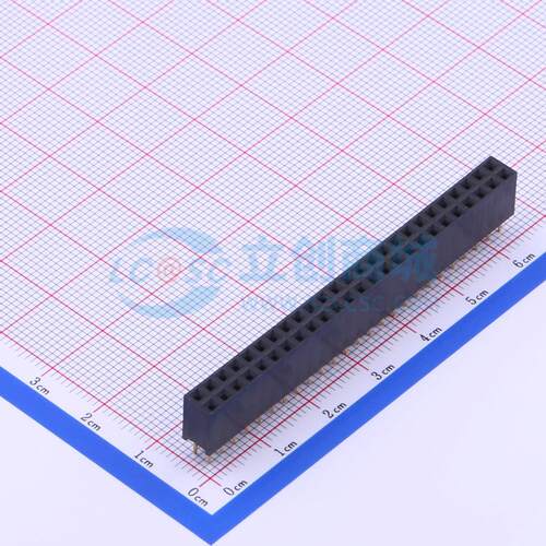 排母 2.54-2*25P母 插件,P=2.54mm 2x25P 原装 电子元器件配单