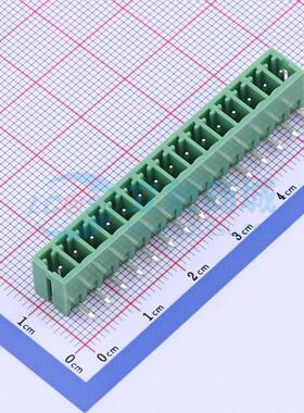 插拔式接线端子 KF2EDGR-3.5-15P 弯插,P=3.5mm 板端/插座-闭口 1