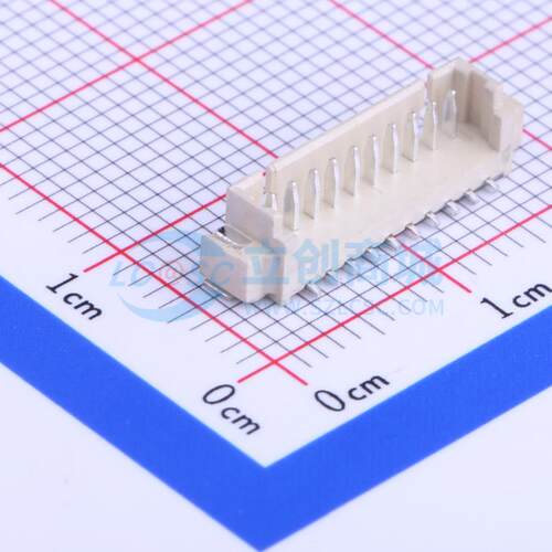 线对板针座 1.25T-10P立贴 SMD,P=1.25mm 1x10P 电子元器件配单