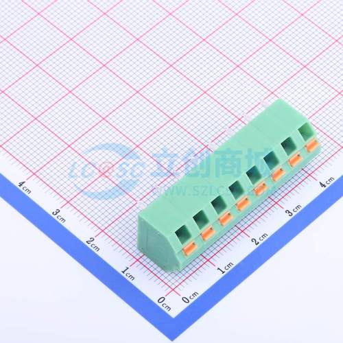 弹簧式接线端子 KF250NH-5.08-8P 插件P=5.08mm 1x8P 8P 原装