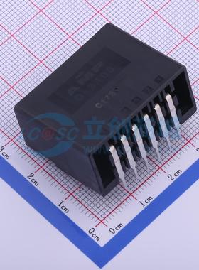 线对板针座 178306-2 弯插,P=3.81mm 2x6P 弯插 电子元器件配单