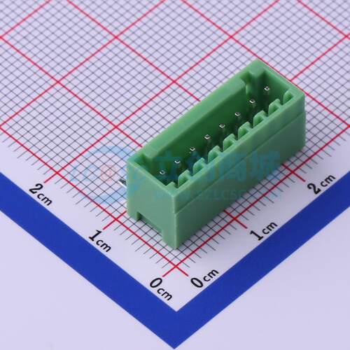 插拔式接线端子 KF2EDGR-2.54-8P 弯插,P=2.54mm 板端/插座-闭口