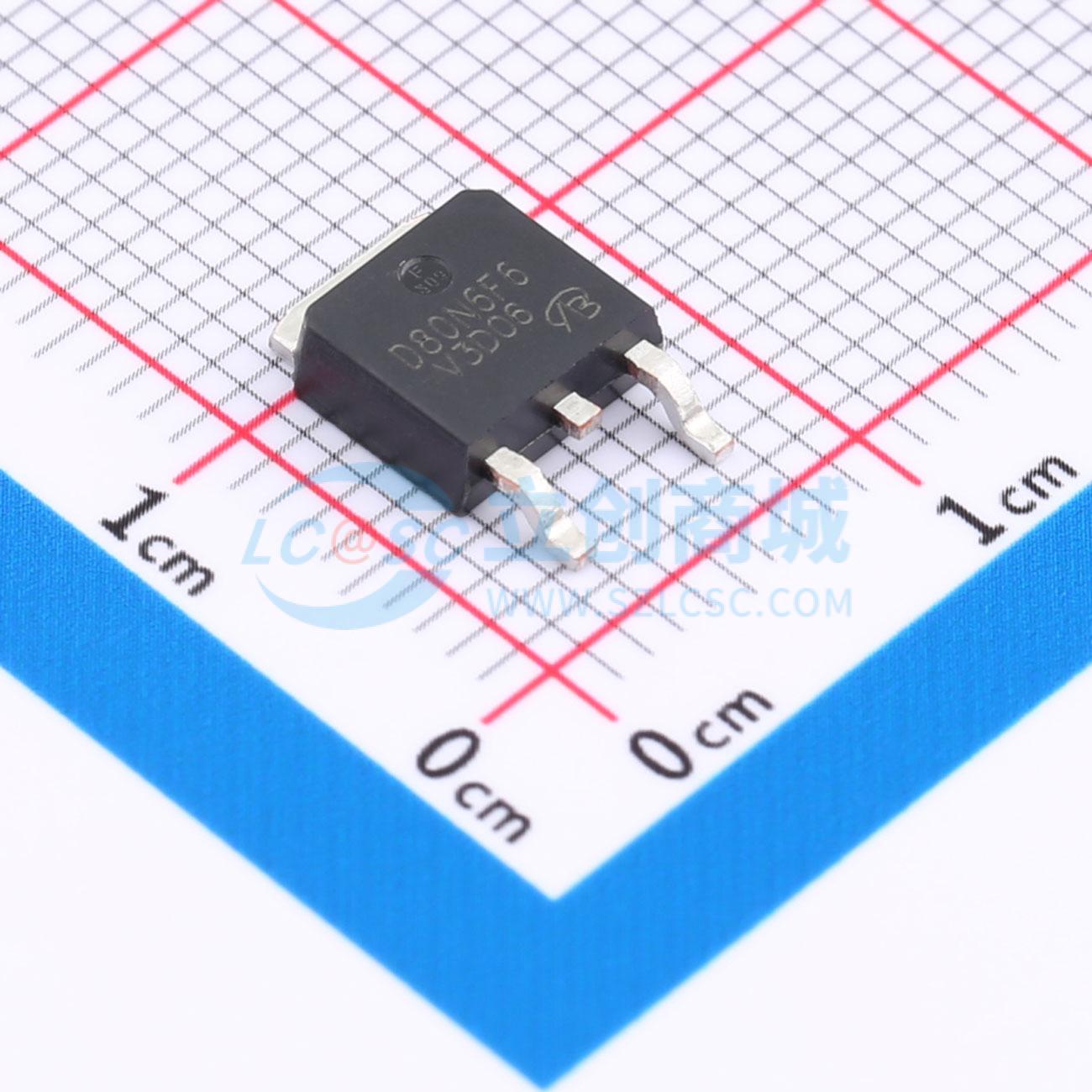 场效应管MOS STD80N6F6-VB TO-252 60V 110A VBsemi微碧
