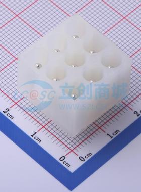 线对板针座 FWF63503-T09S22TB 插件,P=6.35mm 3x3P 直插 原装