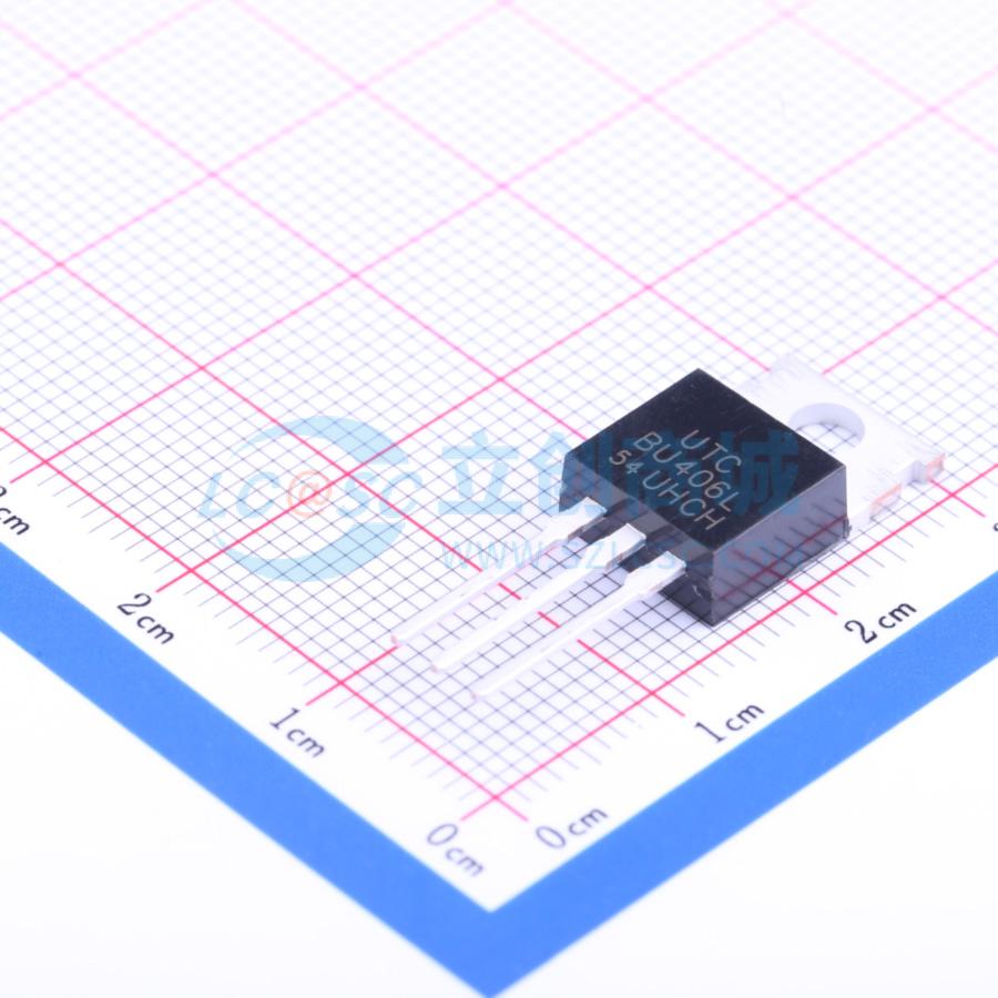 三极管(BJT) BU406L-TA3-T TO-220 7A 200V UTC(友顺) 电子元器件