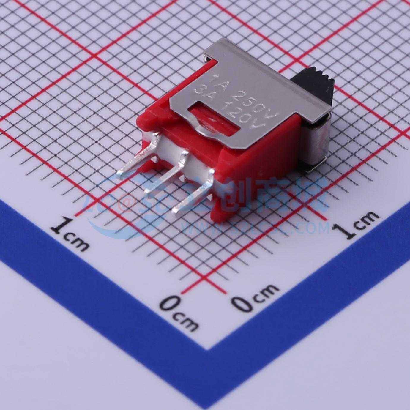 滑动开关 5FS1S102M2QES 插件 单刀双掷 10.16mm 电子元器件配单