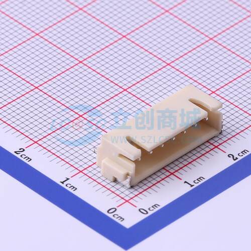 线对板针座 X8821WRS-07-9TSN SMD,P=2.5mm,卧贴 1x7P 卧贴 原装