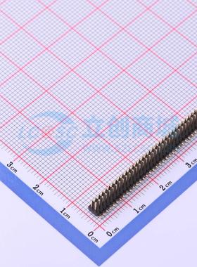 排针 X1321WVS-2x35J-C40D53 SMD,P=1.27mm 2x35P 方针 原装正品