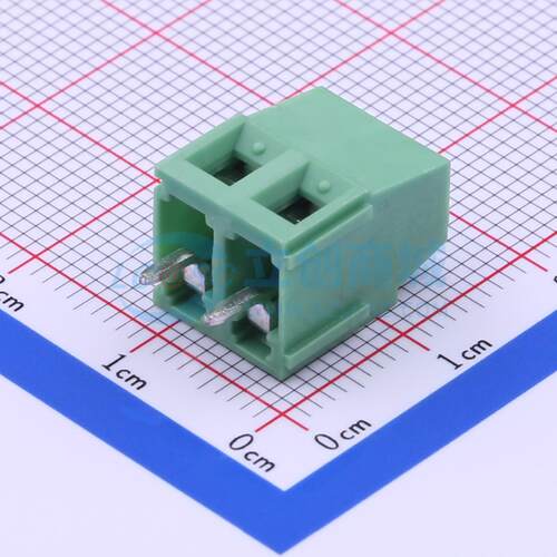 螺钉式接线端子 DB128L-5.08-2P-GN-S 插件,P=5.08mm 1x2P 原装