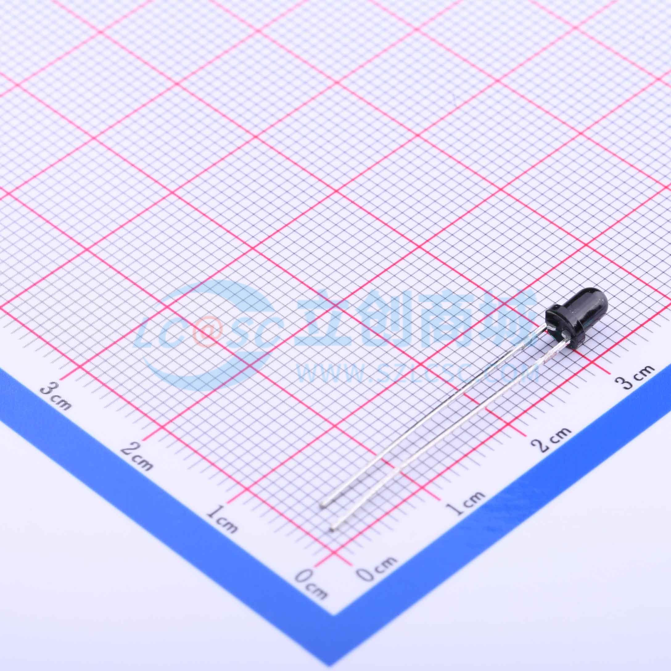 光电二极管 PD204-6B/L3 插件,D=3mm 840nm~1100nm 电子元器件图片