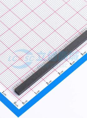 排母 MTF344-150SU1 插件,P=1.27mm 1x50P 单排 电子元器件配单