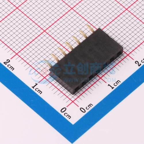 排母 X6511FRS-07-C85D30 SMD,P=2.54mm,卧贴 1x7P 单排 原装正品