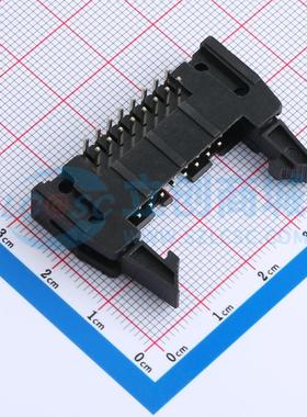 连接器 DS1011-16RBSiB7-B 插件,P=2.54mm 2x8P 牛角扣