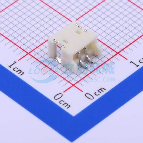 线对板针座 S2B-ZR-SM4A-TF(LF)(SN) SMD,P=1.5mm,卧贴 1x2P 卧贴