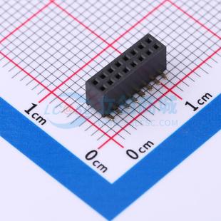 P=1.27mm 器件配单 电子元 双排 2x8P SMD DW127S 排母