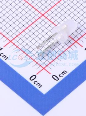 10个 发光二极管/LED L-314IW-4mm 红色 插件,D=3mm 电子元器件配