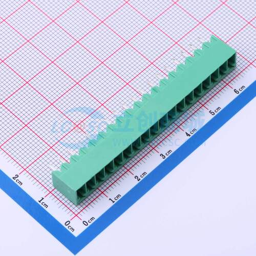 插拔式接线端子 MX15EDGVC-3.5-18P-GN01-Cu-A 插件,P=3.5mm 1x18