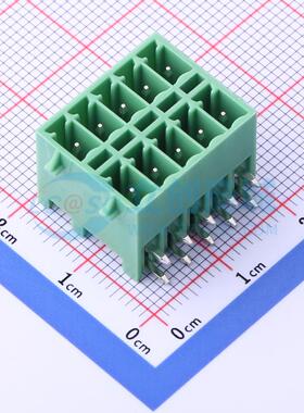插拔式接线端子 KF2EDGKRG-3.5-2*5P 弯插,P=3.5mm 板端/插座-闭