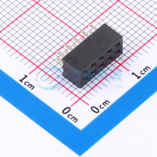 排母 DS1026-05-2x5S8BV 插件,P=2mm 2x5P 双排 电子元器件配单