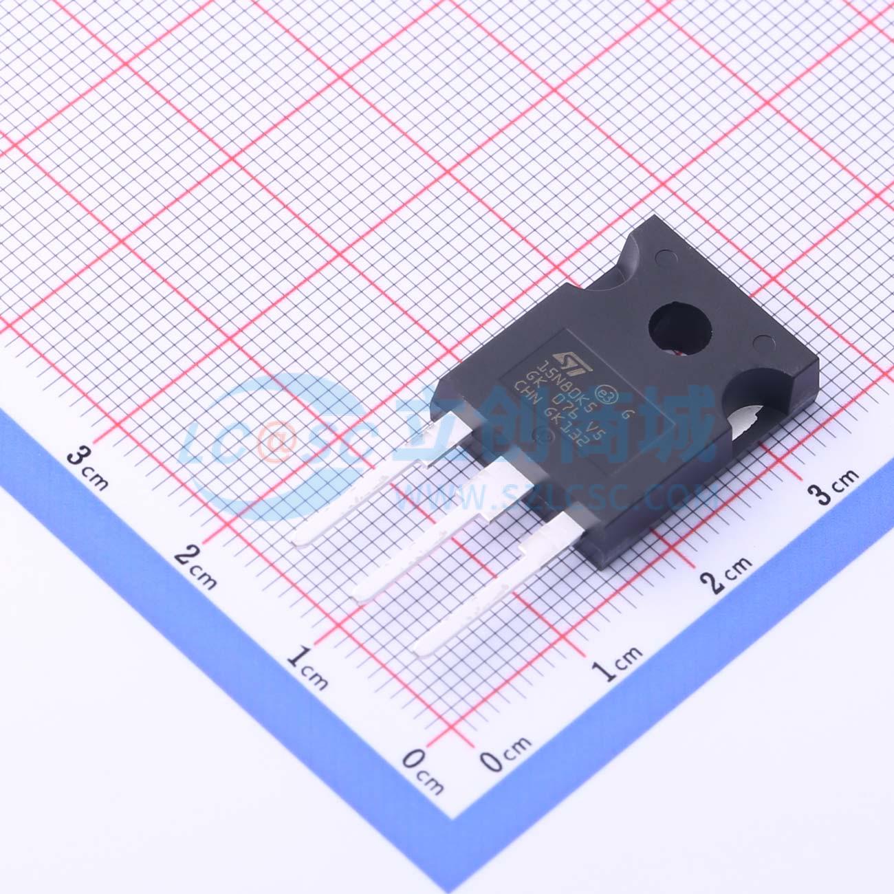 场效应管MOS STW15N80K5 TO-247-3 800V 14A ST(意法半导体)