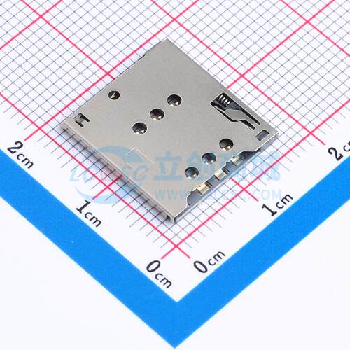 SIM卡连接器 SMC-231-ARP7 SMD 自弹式 MicroSIM卡 卡座 1.42mm M