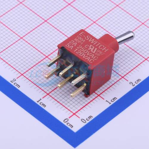 钮子开关 100AWDP1T2B4M2QE 插件 12.7mm 11.43mm 24.12mm 原装
