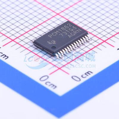 模数转换芯片ADC PCM1862DBT TSSOP-30-4.4mm 电子元器件配单