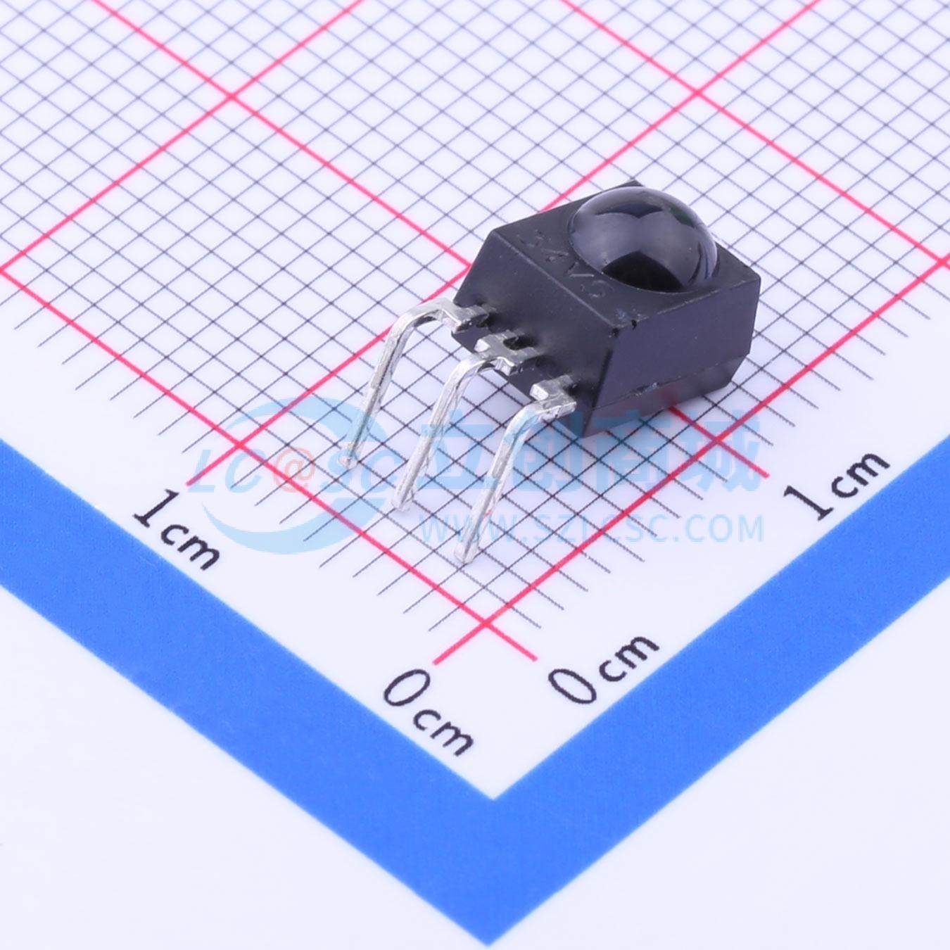 红外遥控接收头(IRM) IRM-3640CF45 SIP-3-2.54mm 6m 电子元器件