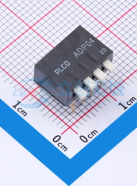 拨码开关 ADP0404 插件 原装正品